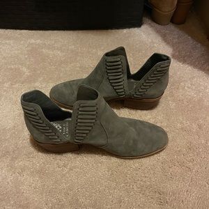 Vince Camuto open slit ankle boots!